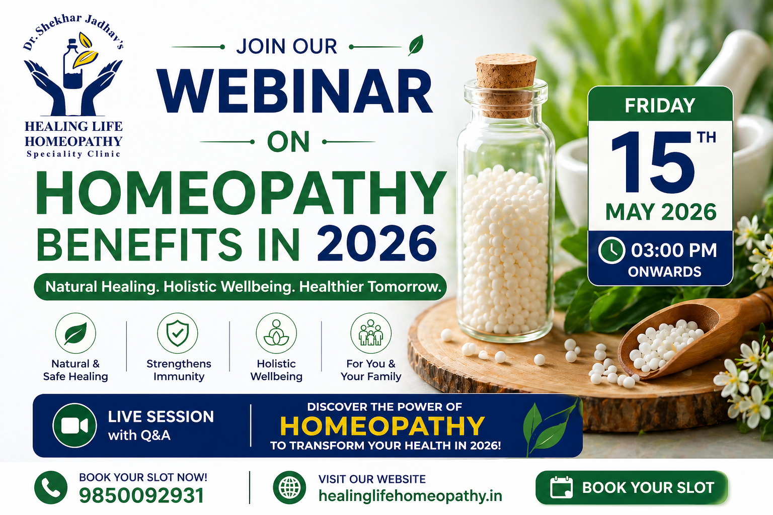Webinar On Homeopathy benefits in 2026